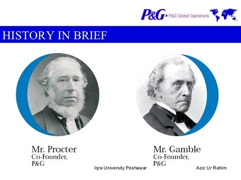 procter and gamble history|procter and gamble past ceos.